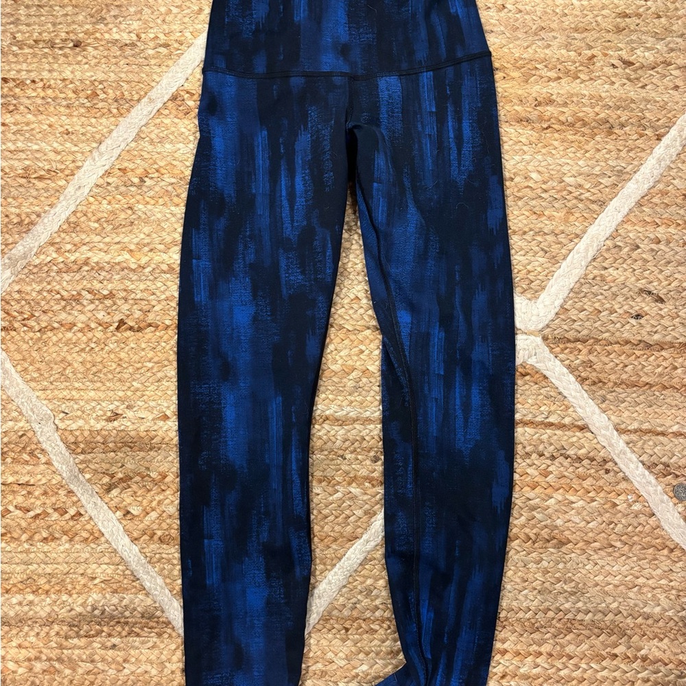 lululemon athletica Blue Patterned Leggings